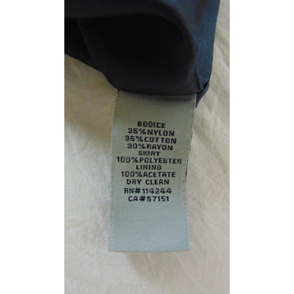 New Eliza J Dress Women's Size 8 Navy Blue Fit n Flare Evening Prom Wedding Semi - Picture 8 of 8